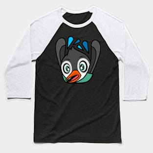 Splashing Penguin Mersey Baseball T-Shirt